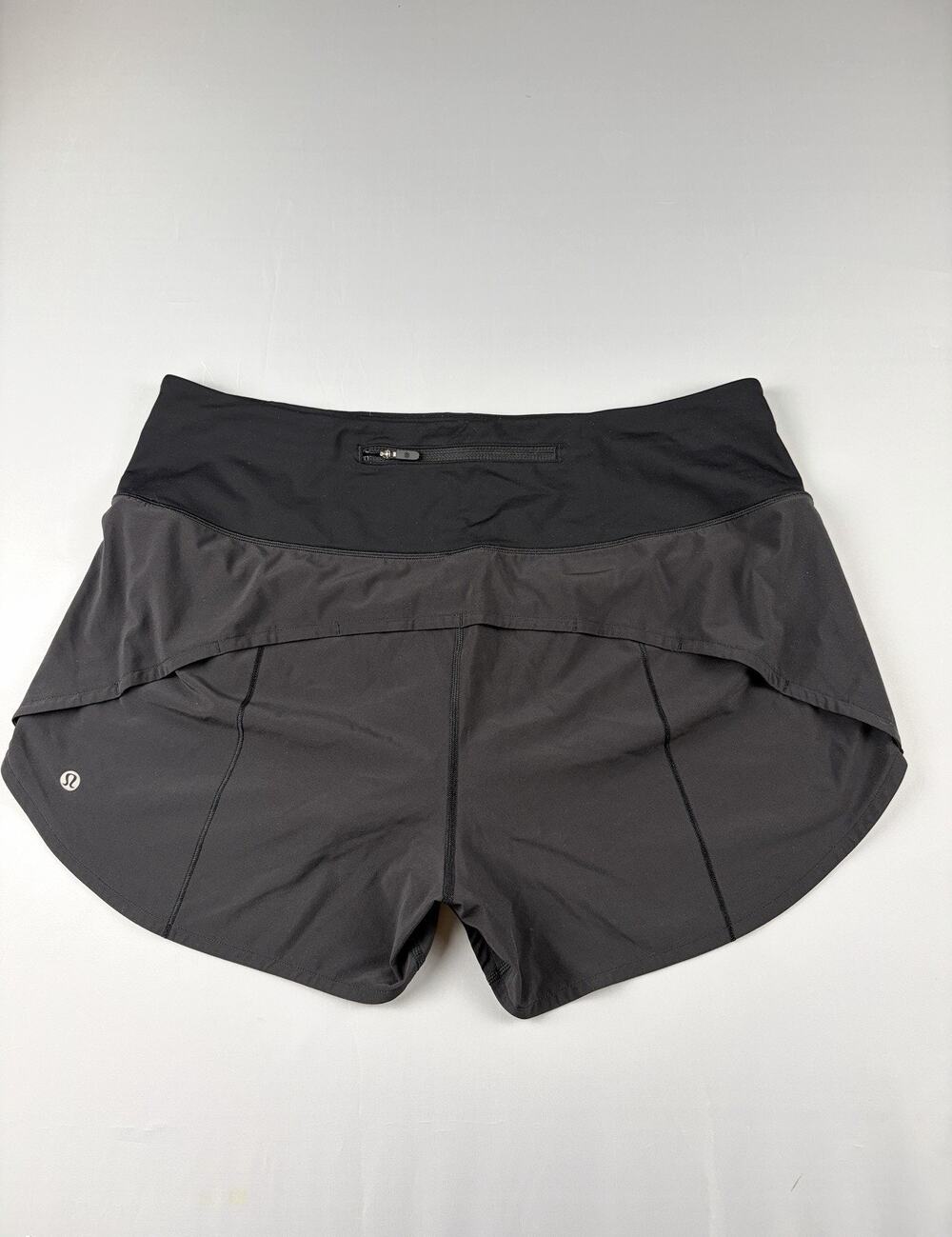 Lululemon Speed Up High-rise Lined Short Black Size 12 Tall 4” Inseam W7BBFT